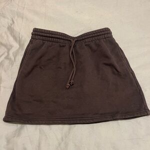 TNA Taupe Grey Mini Skirt